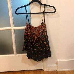 free people floral swing blouse